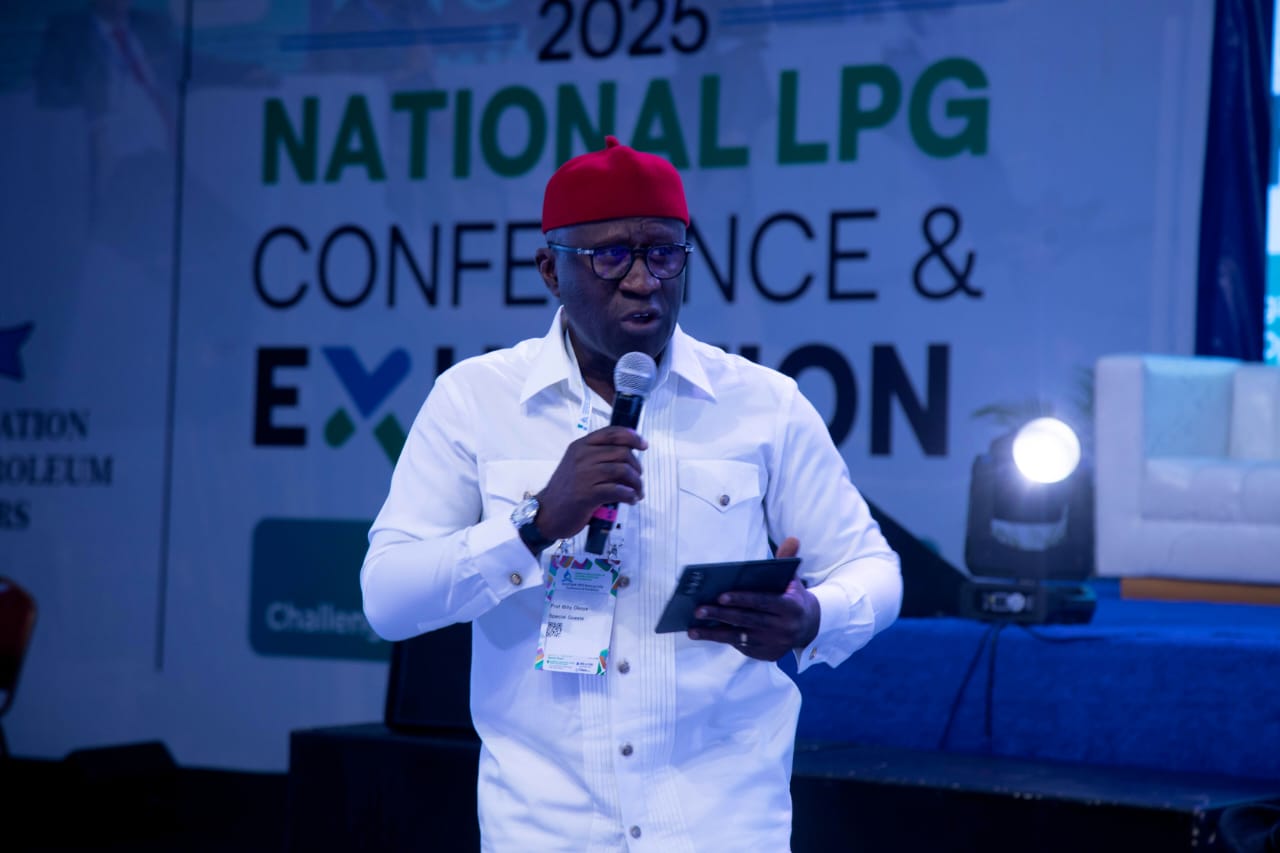 PROF. BILLY OKOYE, THE KEYNOTE SPEAKER, AT THE 2025 NALPGAM CONFERENCE